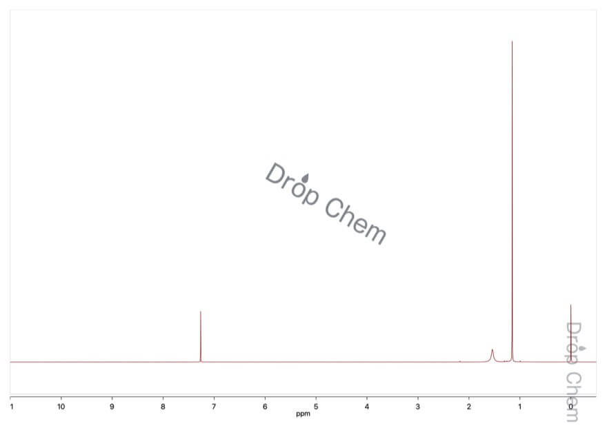 tert-ブチルアミンの1HNMRスペクトル