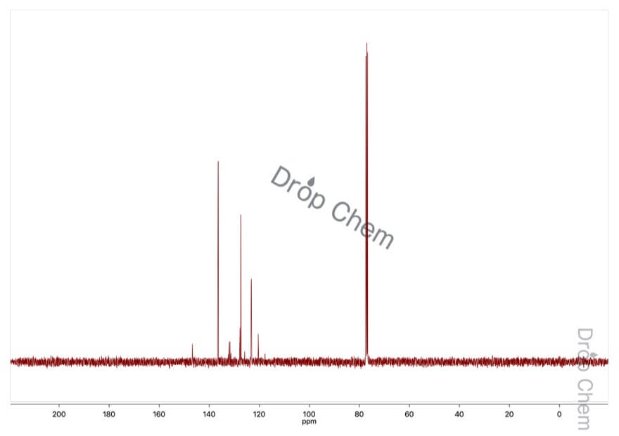 2-ブロモ-5-ニトロベンゾトリフルオリドの13CNMRスペクトル