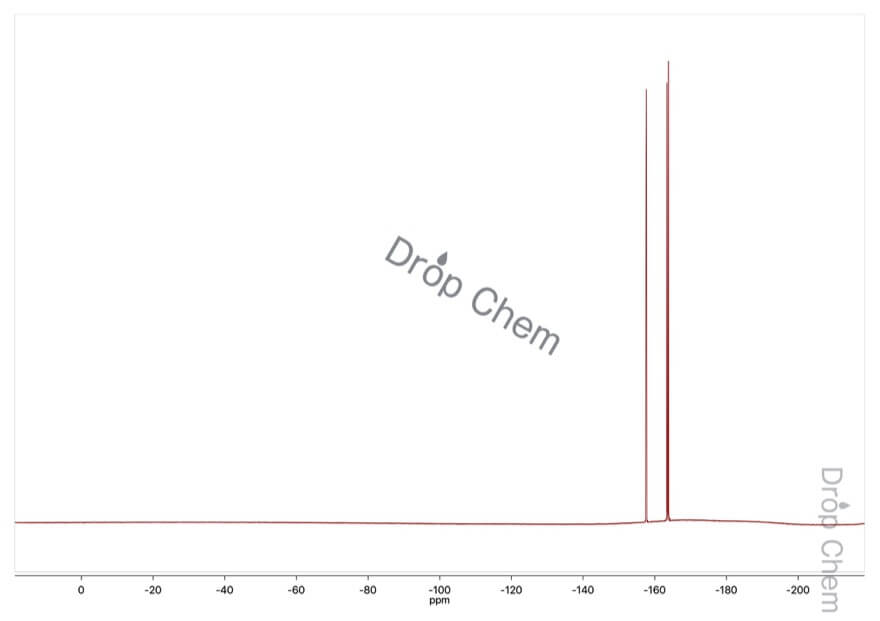 ペンタフルオロアニソールの19FNMRスペクトル