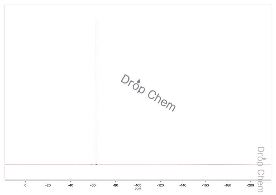 3-メトキシベンゾトリフルオリドの19FNMRスペクトル