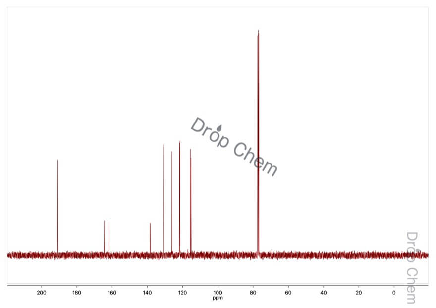 3-フルオロベンズアルデヒドの13CNMRスペクトル