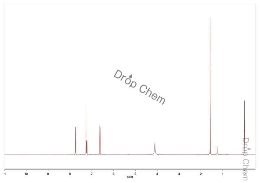 4-ブロモ-2-ヨードアニリンの1HNMRスペクトル