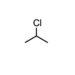 2-クロロプロパンの構造式