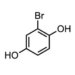 ブロモヒドロキノンの構造式