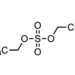 硫酸ジエチルの構造式