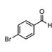 4-ブロモベンズアルデヒドの構造式