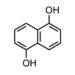 1,5-ジヒドロキシナフタレンの構造式