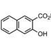 3-ヒドロキシ-2-ナフトエ酸の構造式
